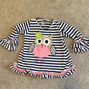 Owl Dress with Ruffle Sleeves Play Condition